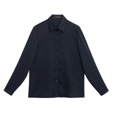 شومیز آستین بلند زنانه برنس مدل 30104 رنگ سرمه ای