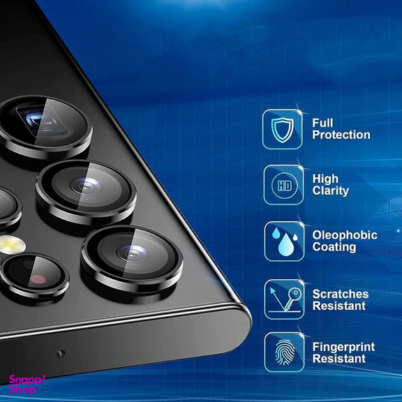 محافظ لنز دوربین بوف مدل HD-ColorLenz-G مناسب برای گوشی موبایل سامسونگ Galaxy S24 Ultra