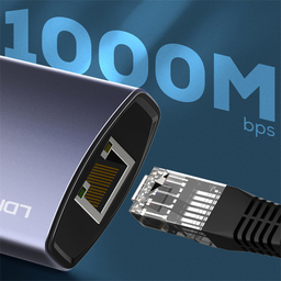 هاب 6 پورت الدینیو مدل DS-16U Type-C