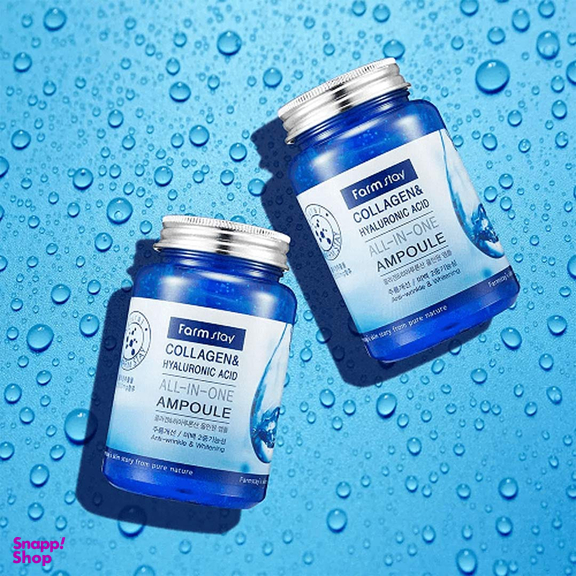 آمپول مراقبتی فارم استی مدل Collagen & Hyaluronic Acid حجم 250 میلی لیتر