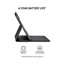 کیبورد تبلت لاجیتک مدل Slim Folio مناسب برای تبلت اپل iPad 5 / 6