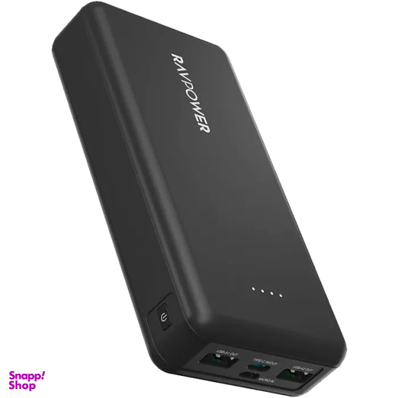 پاوربانک 15 وات راوپاور مدل RP-PB1216 ظرفیت 20000 میلی آمپر ساعت