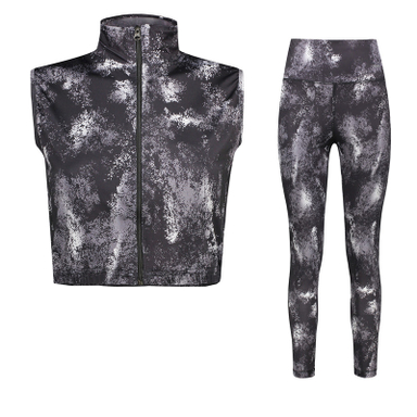 ست نیم تنه و شلوار ورزشی زنانه پانیل مدل 45504085BKA