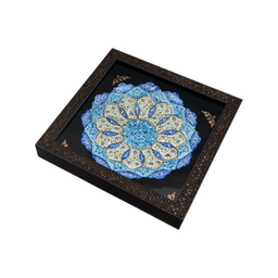تابلو مدل بشقاب میناکاری سایز 30×30 سانتی متر