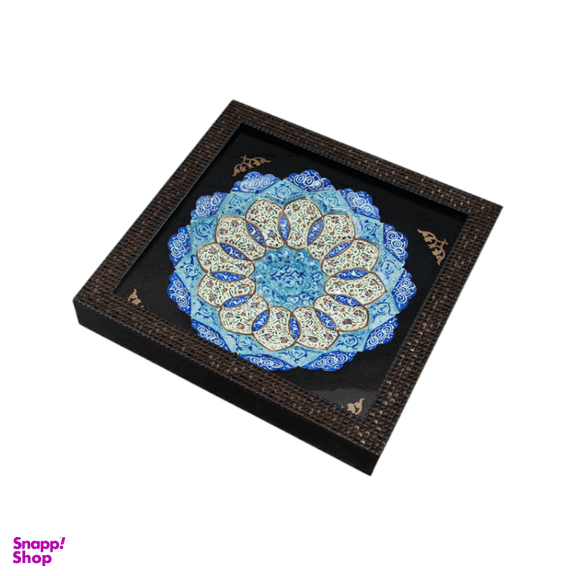 تابلو مدل بشقاب میناکاری سایز 30×30 سانتی متر