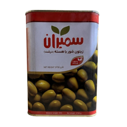 زیتون شور با هسته درشت سمیران وزن 2700 گرم