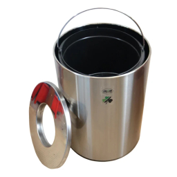 سطل زباله آکا الکتریک مدل استوانه ای کد YP-OSTVANEI-20L