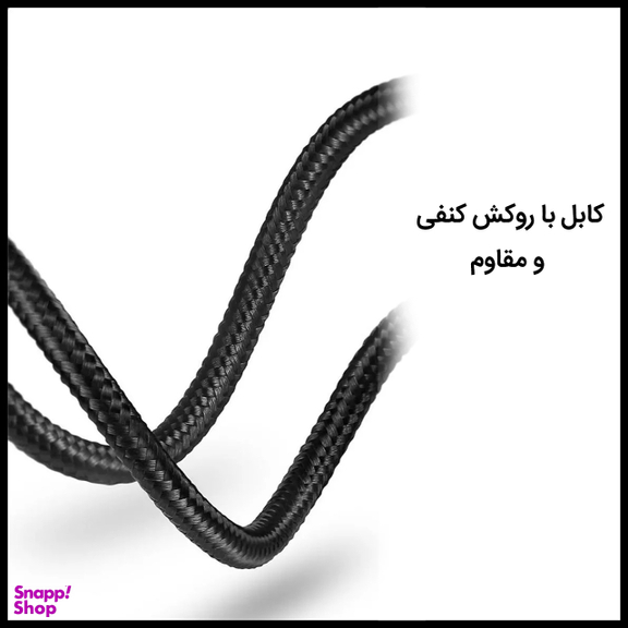 کابل تبدیل USB به MicroUSB / USB-C / لایتنینگ پاواریال مدل DC-03 طول 1.2 متر