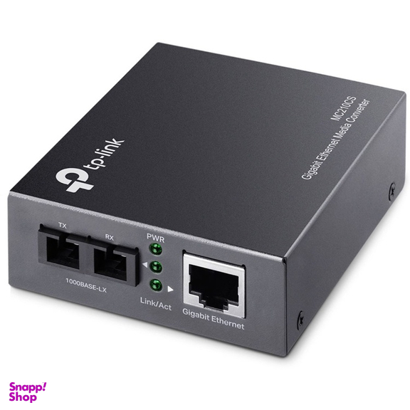 مبدل فیبر گیگابیتی و تک حالت تی پی-لینک مدل MC210CS