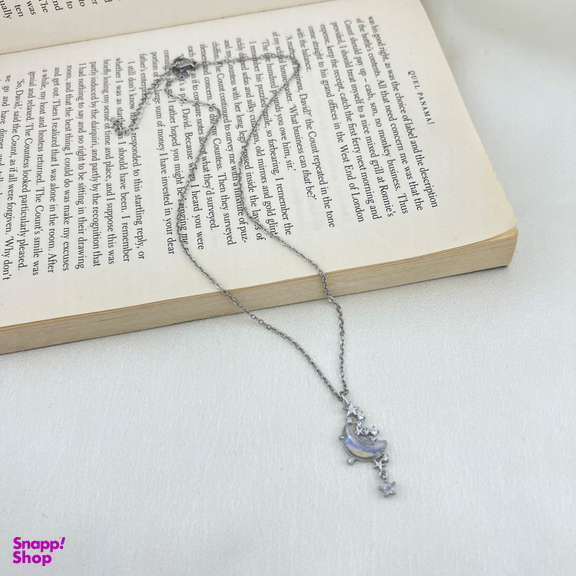 گردنبند زنانه مدل ماه ستاره کد N4523