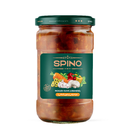 مزه ترشی زیتون لبنانی اسپینو وزن 700 گرم