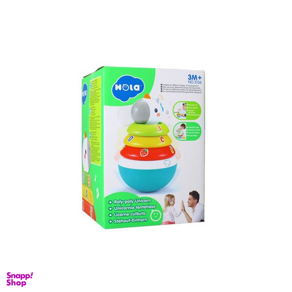 بازی آموزشی حلقه هوش یونیکورن موزیکال هولا مدل 3136