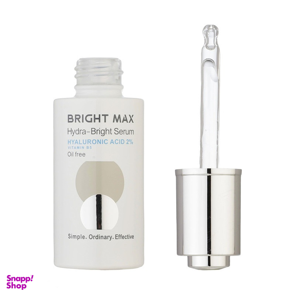 سرم مرطوب کننده برایت مکس مدل Hyaluronic Acid 2% حجم 30 میلی لیتر