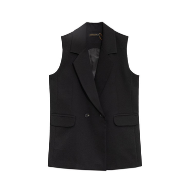 جلیقه رسمی زنانه برنس مدل نوژه رنگ مشکی