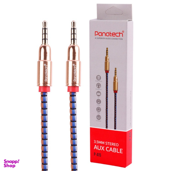کابل کنفی صوتی Jack 3.5mm پاناتک مدل AUX Cable طول 1.5 متر