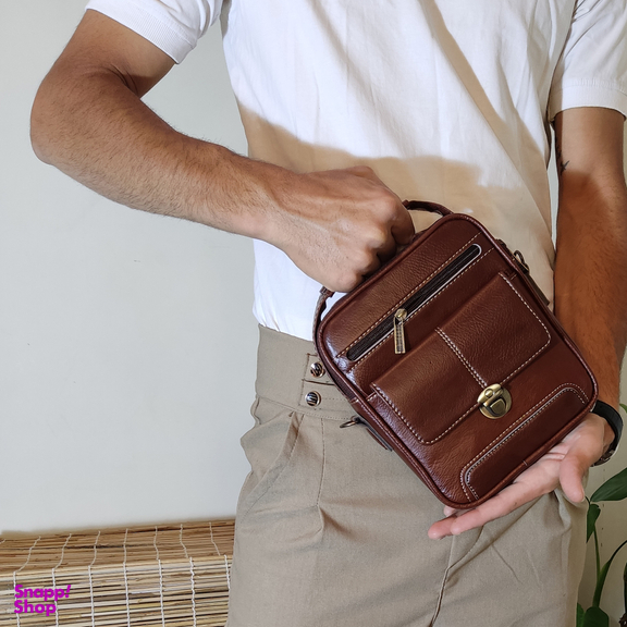 کیف رودوشی مردانه مدل HE120