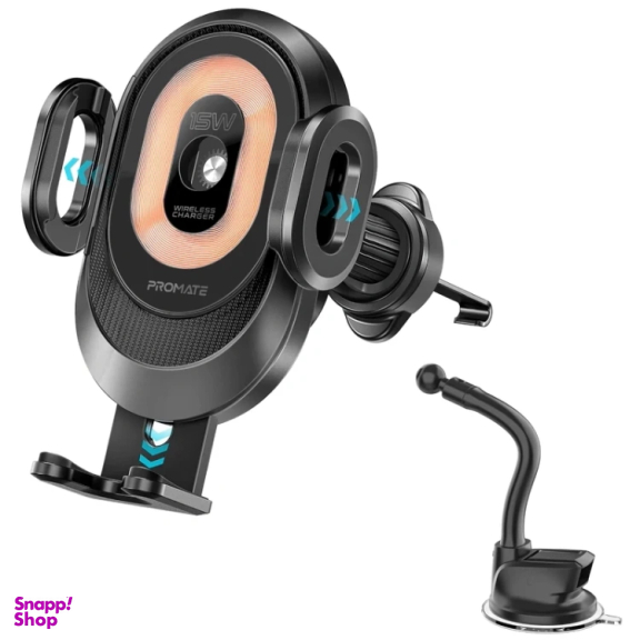 شارژ بی‌ سیم و پایه نگهدارنده پرومیت مدل POWERMOUNT-2