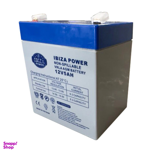 باتری UPS ایبیزا مدل 12v5A