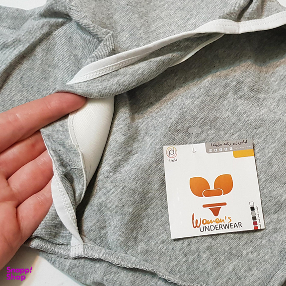 کراپ تاپ کلاه دار زنانه ماییلدا مدل 5260-259 رنگ طوسی