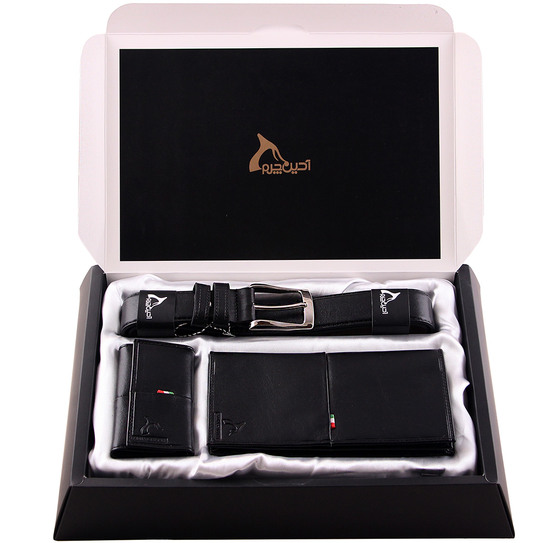 ست هدیه مردانه چرم بارز کد DS55