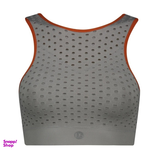 ست نیم تنه کراپ و لگینگ ورزشی زنانه دریم اسلیم کد T795796 رنگ طوسی