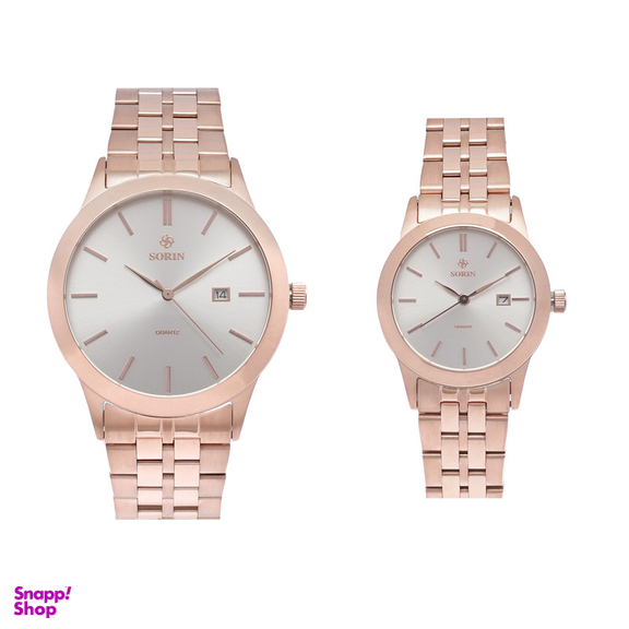 ست ساعت مچی عقربه ای زنانه و مردانه سورین مدل GL1069J-SR03S