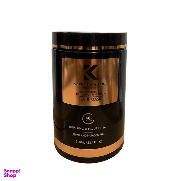 ماسک مو ضد ریزش کراتین کوئین مدل کراتین حجم 800 میلی‌ لیتر