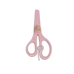 قیچی کاردستی تیغه پلاستیکی طرح کرومی کد 18