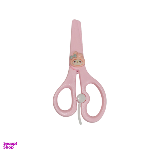 قیچی کاردستی تیغه پلاستیکی طرح کرومی کد 18