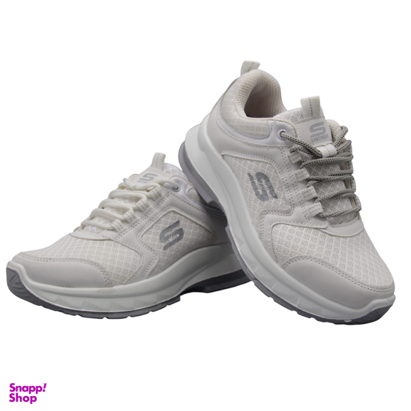 کتانی ورزشی زنانه طرح اسکچرز مدل S.WHITE.TOO