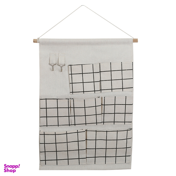 ارگانایزر لباس هوم اند لایف مدل پرنیا 7G طرح شطرنجی