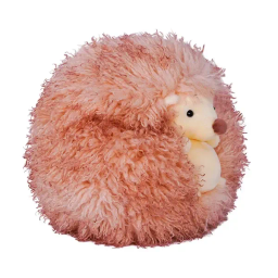 عروسک طرح جوجه تیغی پشمالو کد 1000010435 سایز 40 سانتی متر