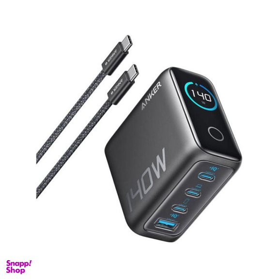 شارژر دیواری 4 پورت انکر مدل Zolo A2697 به همراه کابل USB Type-C