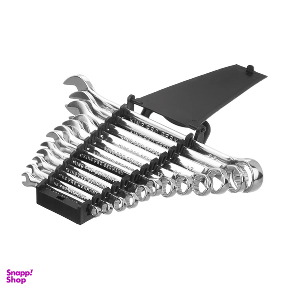 آچار یکسر تخت و یکسر رینگی جاب مدل MM 622 مجموعه 12 عددی