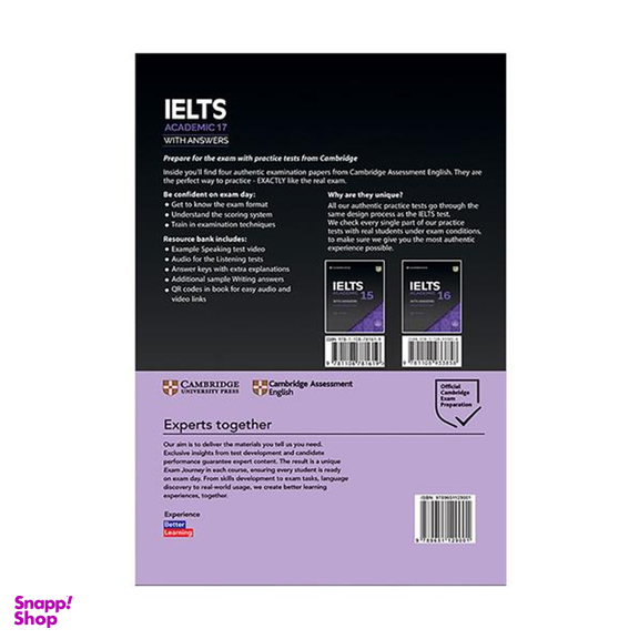 کتاب IELTS Cambridge 17 Academic انتشارات جنگل