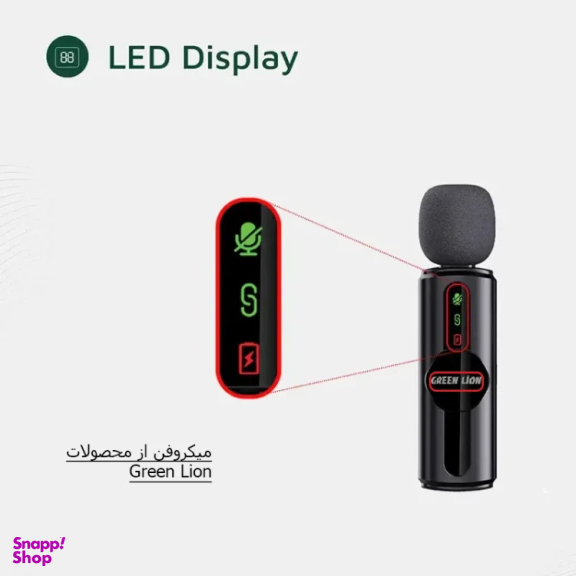 ست میکروفن بی سیم گرین لاین مدل GM-80X