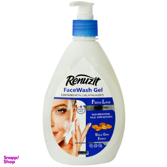ژل شستشو رینوزیت (Renuzit) مدل Wheat Germ مناسب پوست چرب حجم 500 میلی لیتر