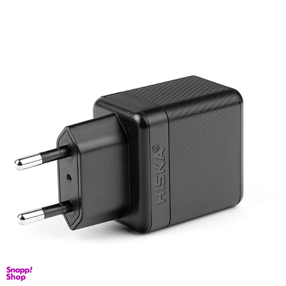 شارژر دیواری 35 وات هیسکا مدل H-119GAN به همراه کابل تبدیل USB-C