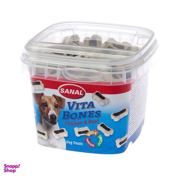 تشویقی سگ سانال مدل Vita Bone وزن 100 گرم
