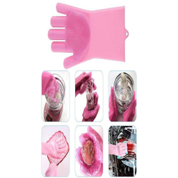 دستکش نظافت مدل اسکاچ دار کد MD620