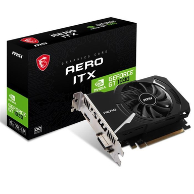 کارت گرافیک ام اس آی مدل GT1030 Aero ITX D4 OC 4G