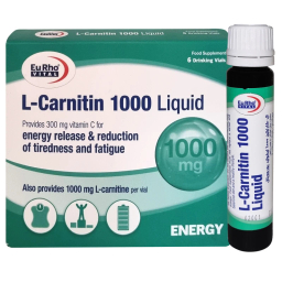 لیکویید ال کارنتین 1000 یوروویتال بسته 6 عددی