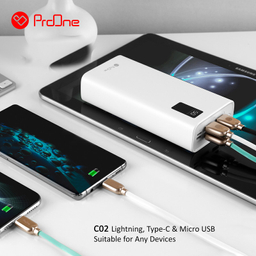 کابل تبدیل USB به لایتنینگ پرووان مدل PCC115 طول 1 متر