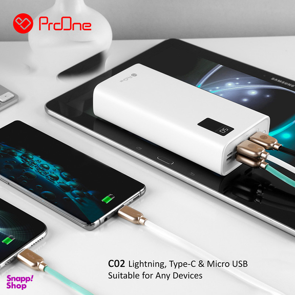 کابل تبدیل USB به لایتنینگ پرووان مدل PCC115 طول 1 متر