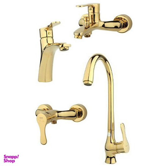 ست شیرآلات راسان مدل صدف مجموعه 4 عددی