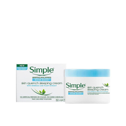 کرم آبرسان دور چشم سیمپل مدل Skin Quench مخصوص شب حجم 50 میلی لیتر