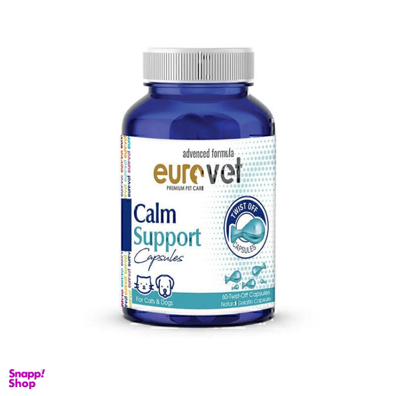 قرص آرام‌ بخش سگ و گربه یوروپت مدل Calm Support بسته 60 عددی