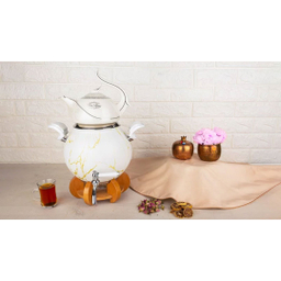 ست کتری و قوری کروپ ست مدل کیانا ماربل کد 701M