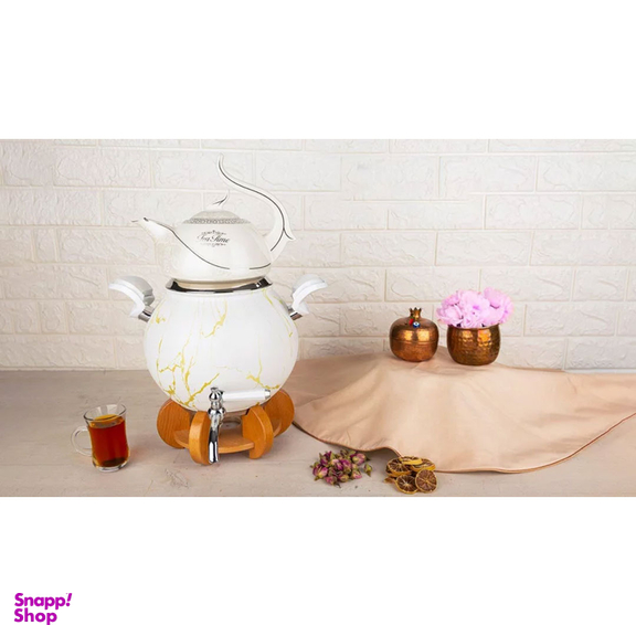 ست کتری و قوری کروپ ست مدل کیانا ماربل کد 701M