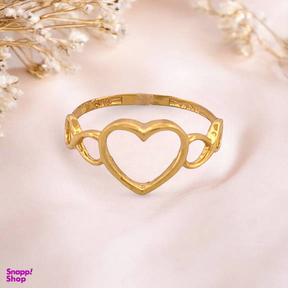 انگشتر طلا زنانه 18 عیار مدوپد مدل زهیری کد ZH10001